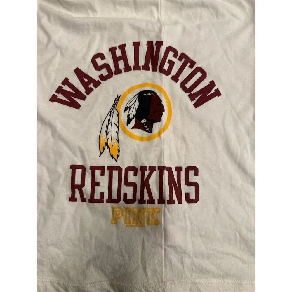 Washington Redskins Vintage Victoria's Secret PINK Women's T-Shirt White Size M